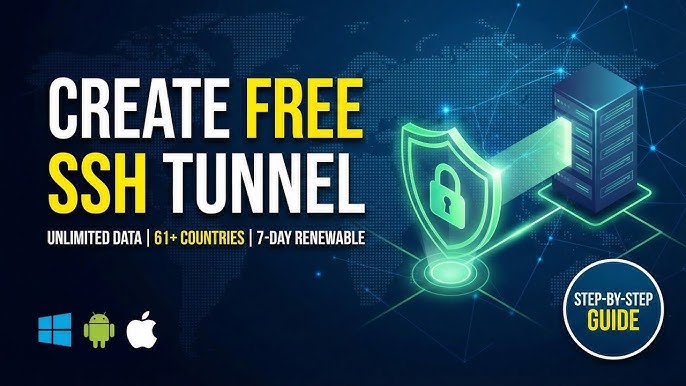 How to Create Free SSH Account for 30 Days