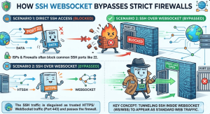  how SSH WebSocket bypasses strict network firewalls
