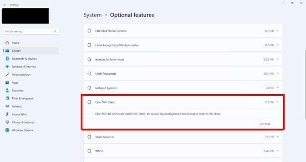 SSH Tutorial for Windows 11