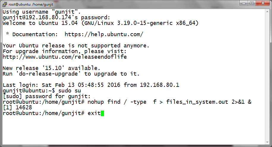 ssh command examples for beginners