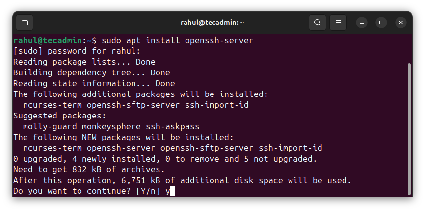 update openssh on ubuntu
