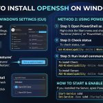 Install OpenSSH on Windows 11